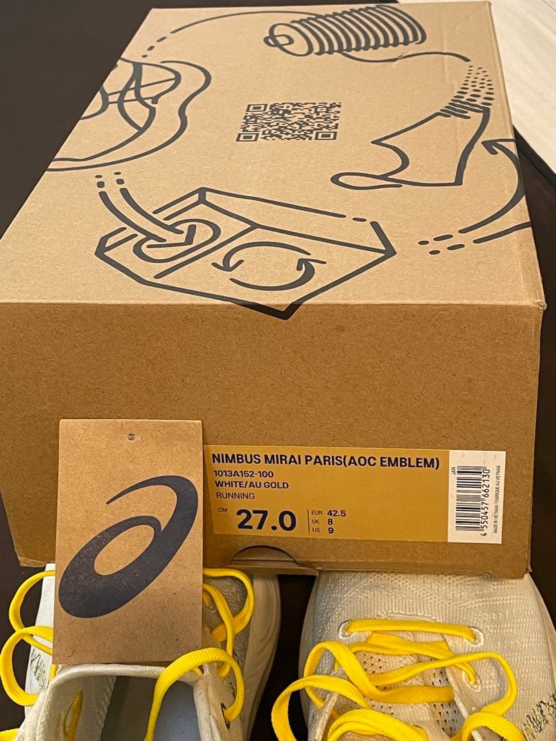 アシックス　ニンバスミライ 27.0cm