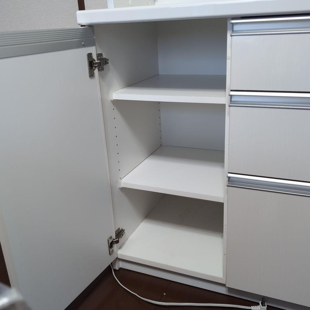ニトリ キッチンボード 160 ホワイト 中古