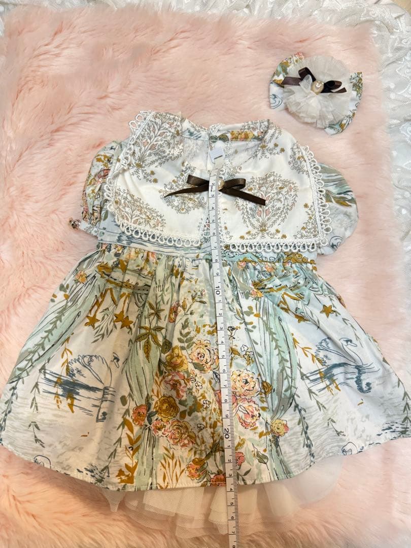 キャンディーブッピー candybuppie ドールカラーワンピースバレッタ付き