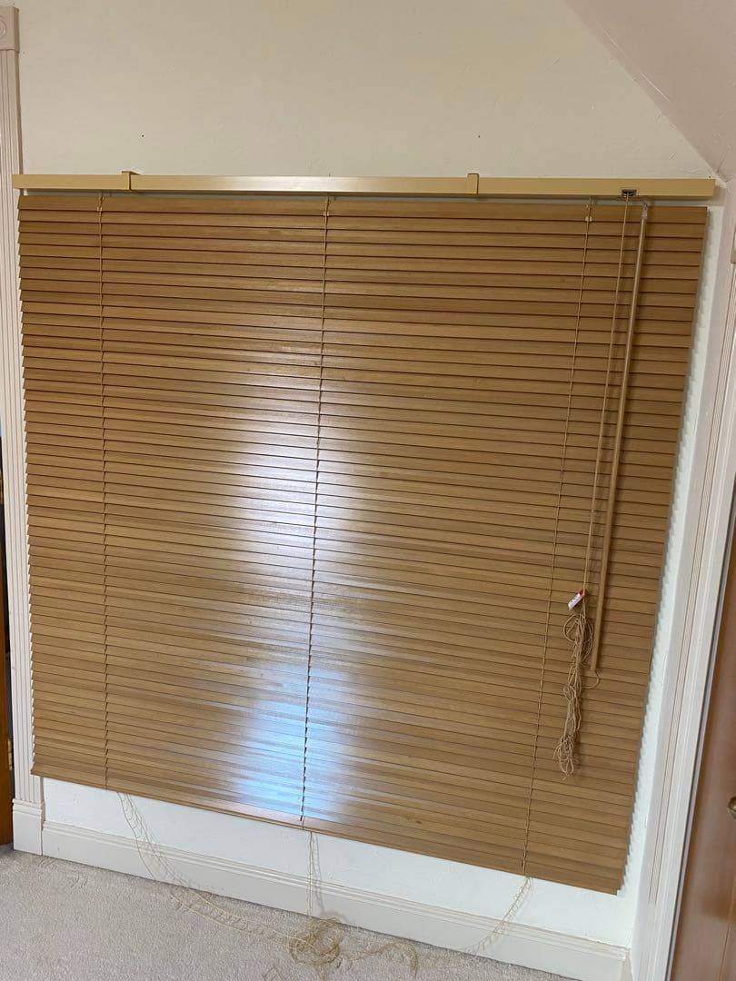 木製ブラインド 150×150cm ライトオーク 新品未使用