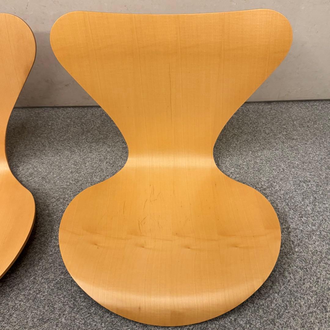 【正規品】Fritz Hansen セブンチェア 2脚 メープル 修理前提