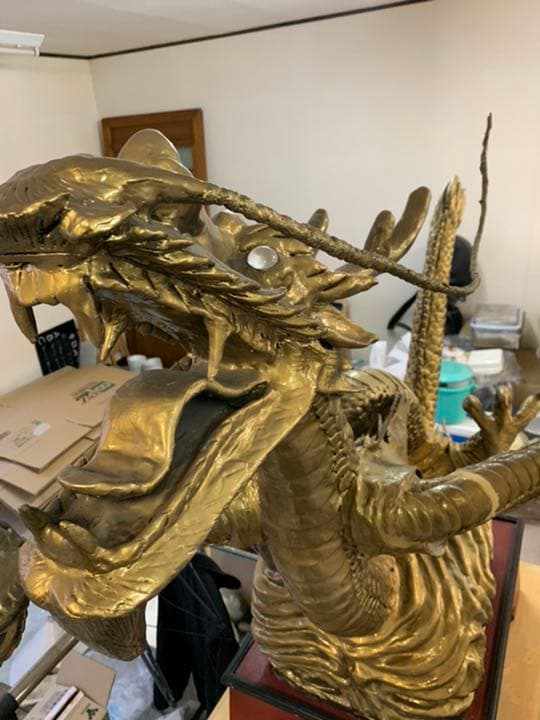 金龍オブジェ　引き取り対応のみ