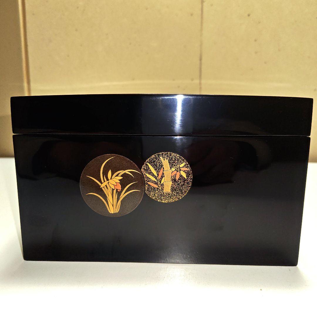 茶道具　五聖蒔絵輪島塗茶箱