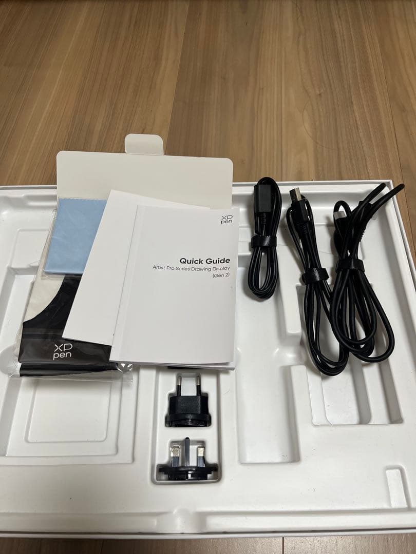 XP-PEN Artist pro 16 Gen2 3-in-1コード付