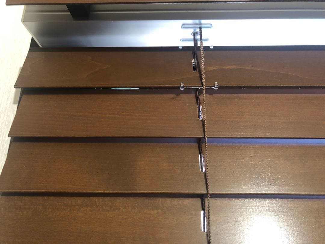 TOSO ウッドブラインド　2個セット　連窓