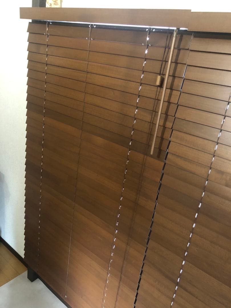 TOSO ウッドブラインド　2個セット　連窓