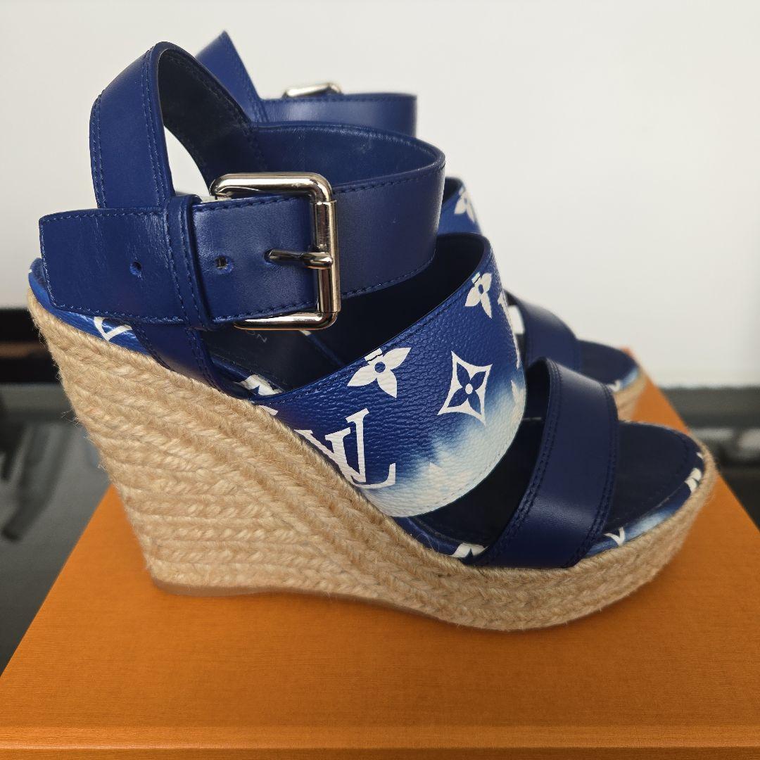 ルイヴィトン サンダル LVエスカル スターボードライン ウエッジソール