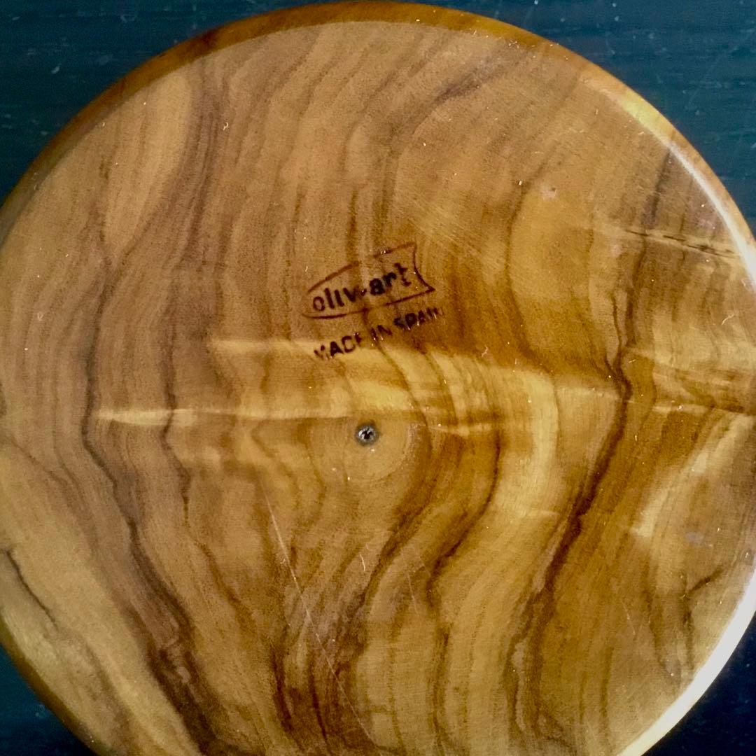 Oliv art 胡桃割り　蓋付き容器　小皿２個　計４点　ヴィンテージ