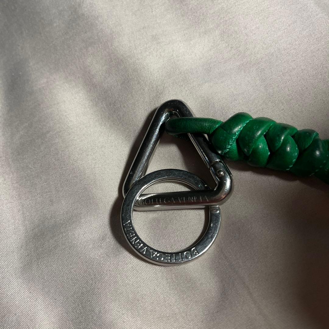 BOTTEGA VENETA 緑色 キーホルダー