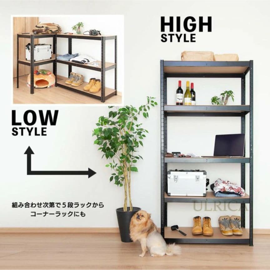 ✨最終価格✨ スチールラック 幅90 奥行40 高さ180 頑丈収納棚