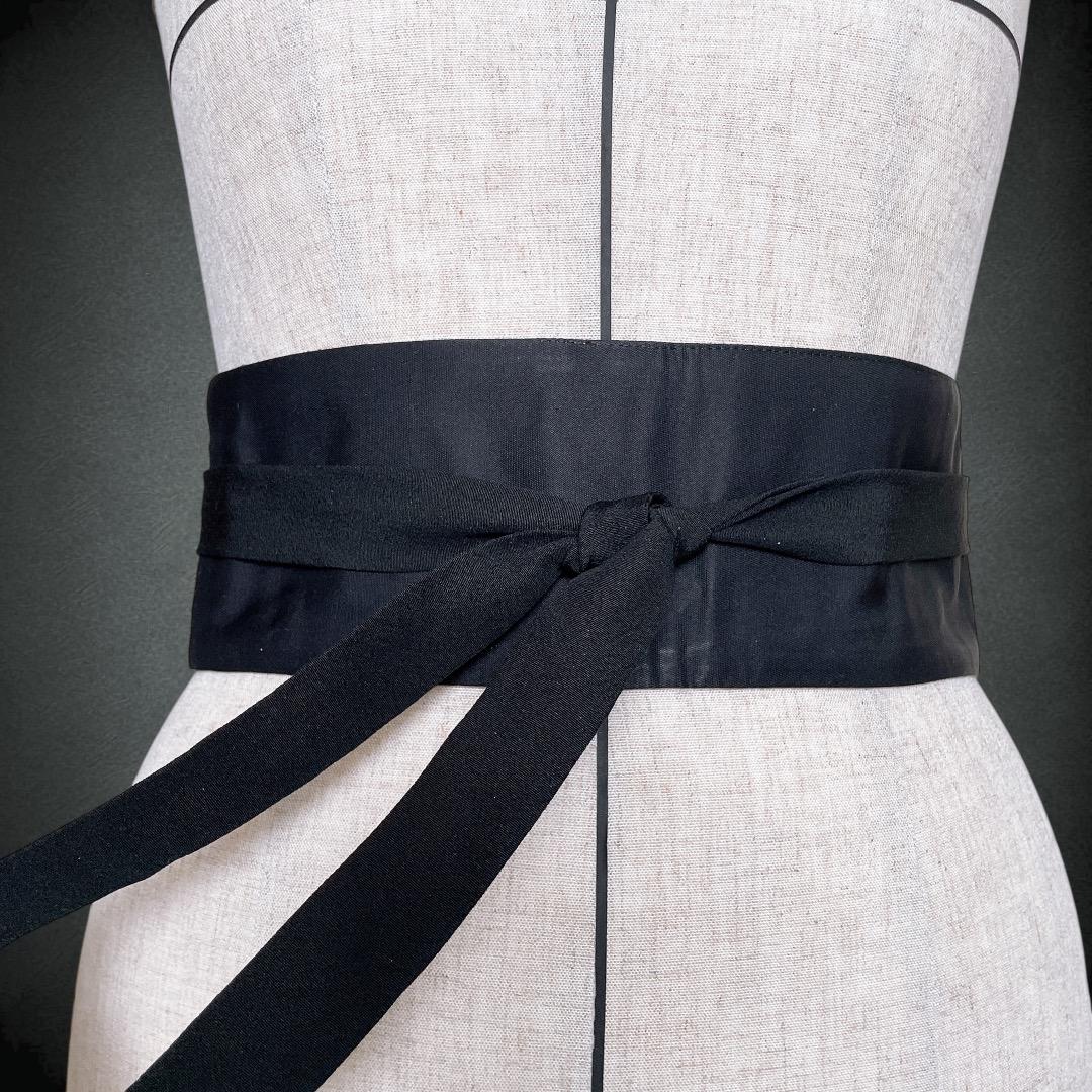 螺鈿細工 高級感 サッシュベルト W60〜90cm 着物リメイク J71201