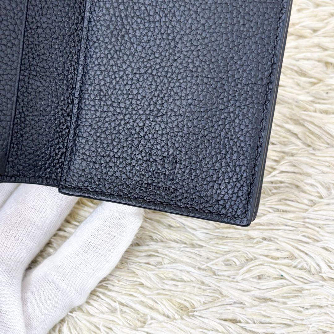 【未使用級】ダンヒル 名刺入れ 二つ折り ブラック カードケース ベルグレイブ