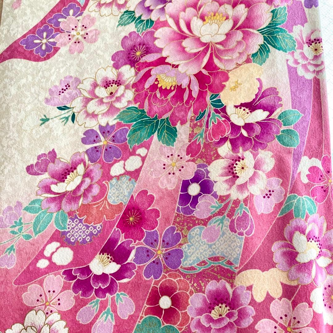 ★ Rily♥さま専用です★華やか 白ピンク 振袖5点セット‼️TM NO116