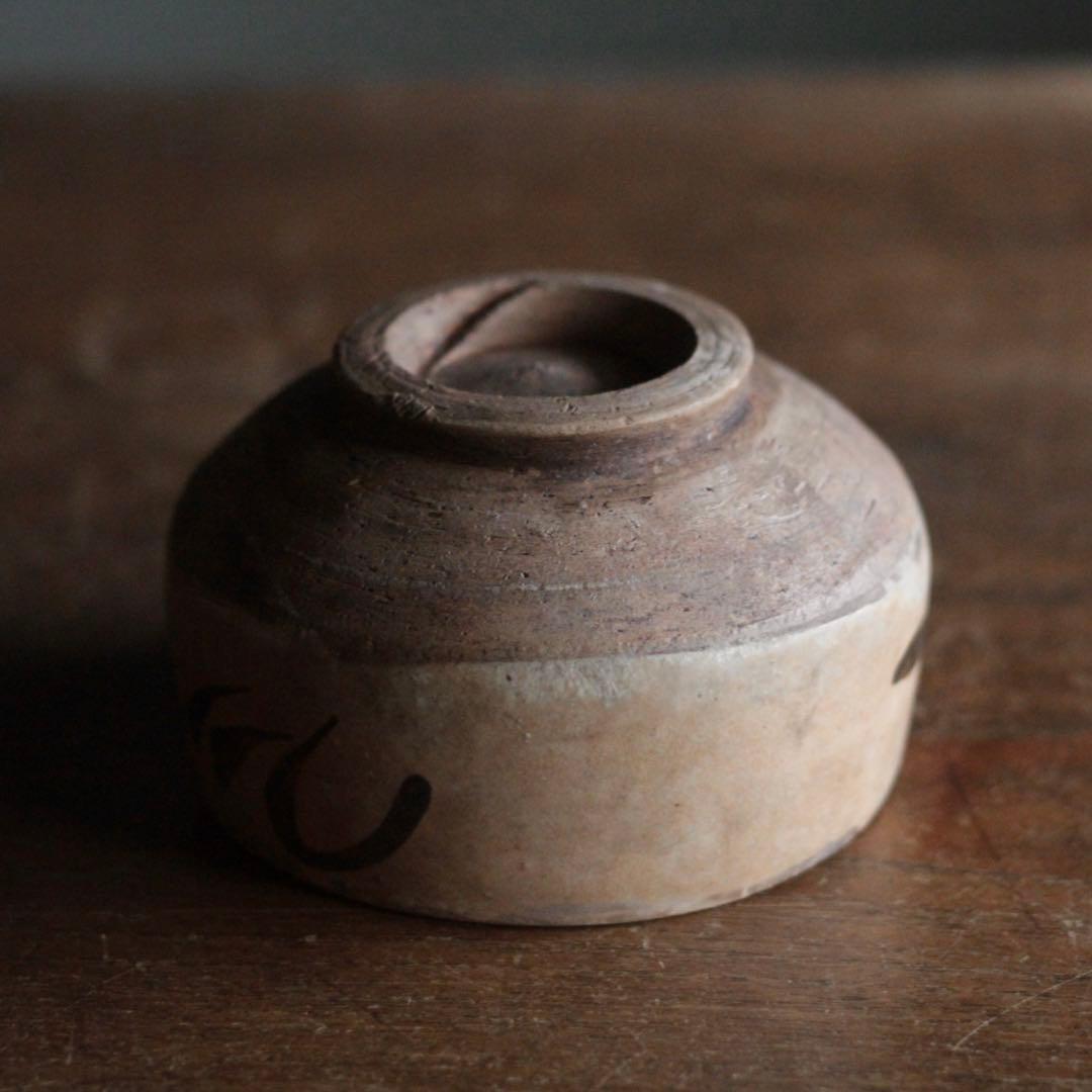 鉄絵 茶碗 茶道具 古美術 茶道具 古道具 アンティーク 中国美術