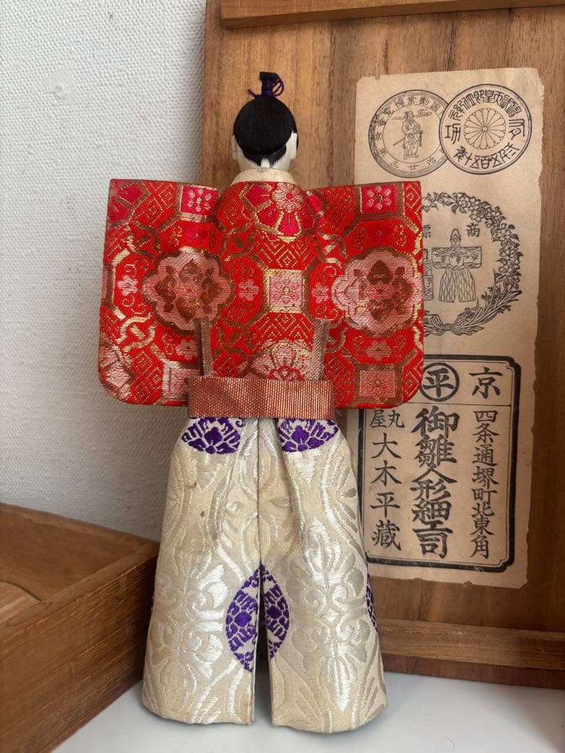 立雛　大木平蔵　明治時代　京都 丸平 雛人形 雛かざり　ひな祭り　ひな人形