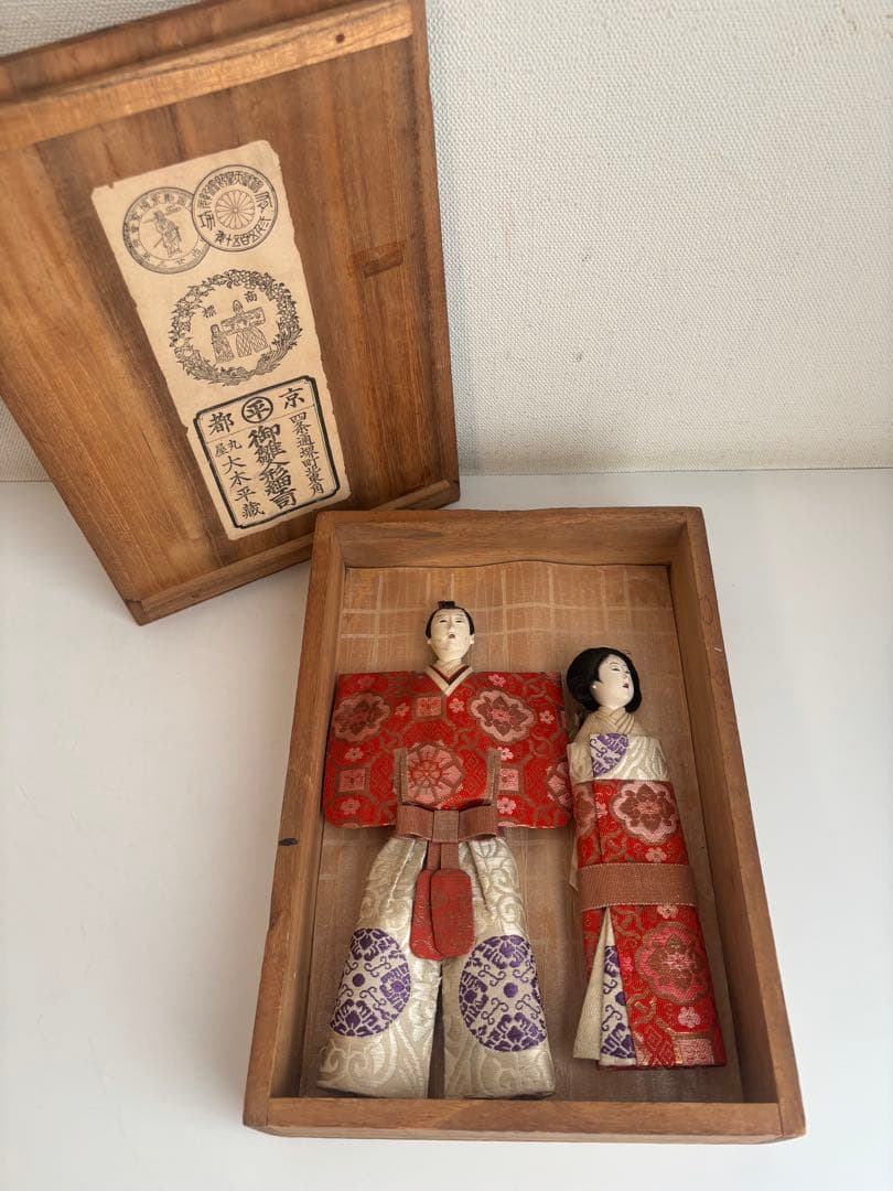 立雛　大木平蔵　明治時代　京都 丸平 雛人形 雛かざり　ひな祭り　ひな人形