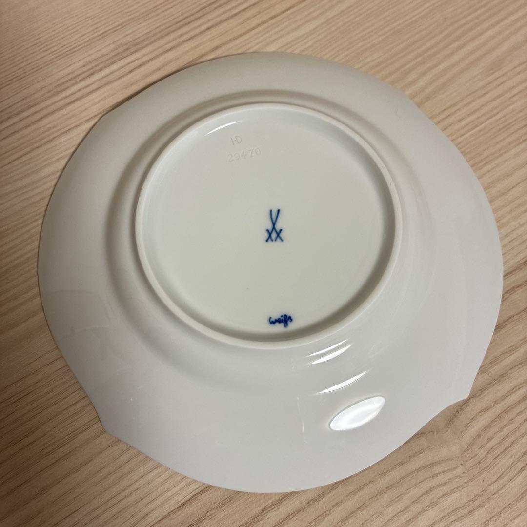 【未使用】マイセン　波の戯れ　マグカップ、プレート各種