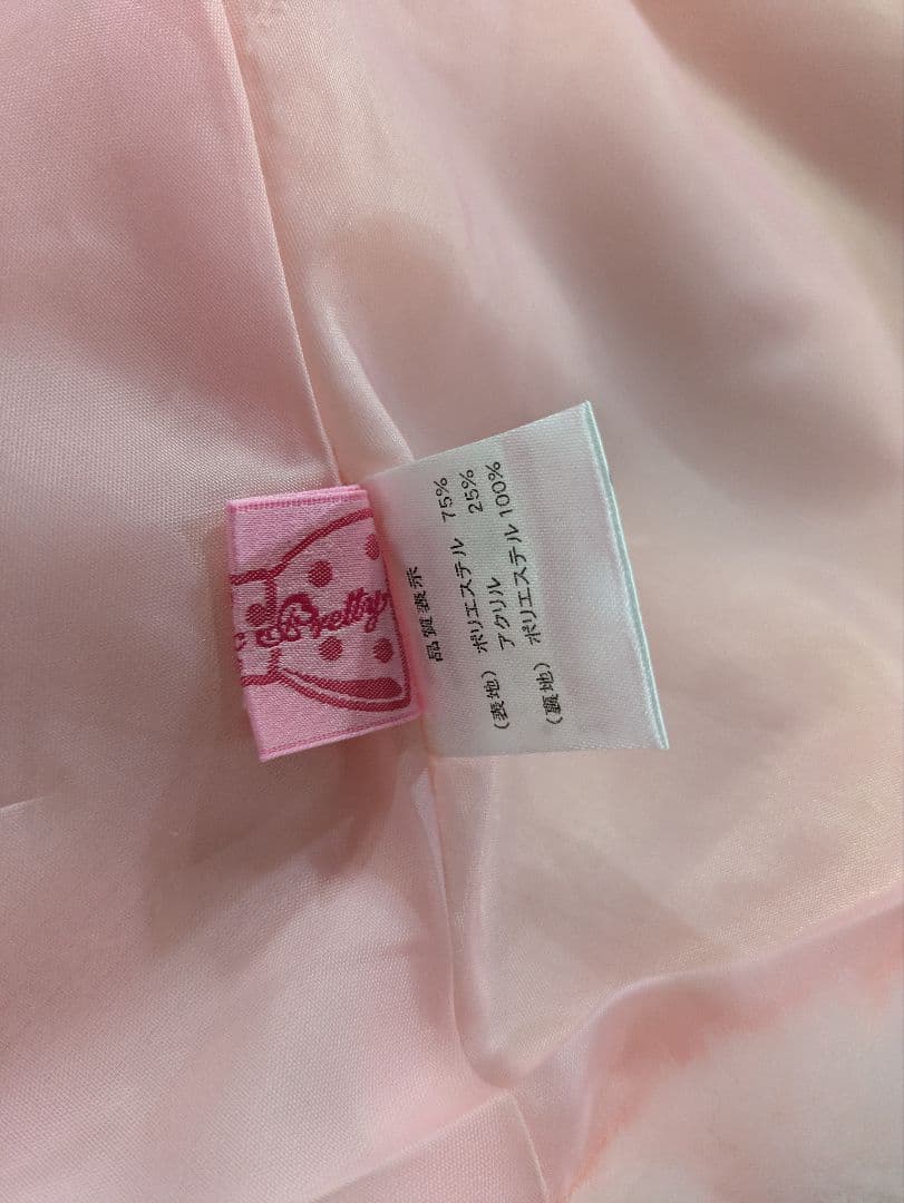 Angelic Pretty　リボン　ファー　ケープ　コート　ピンク