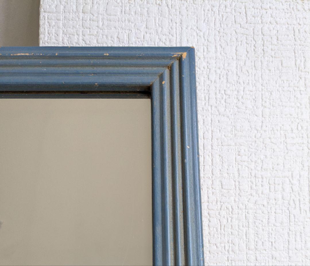 70-80s vintageのモダンなウォールミラー。