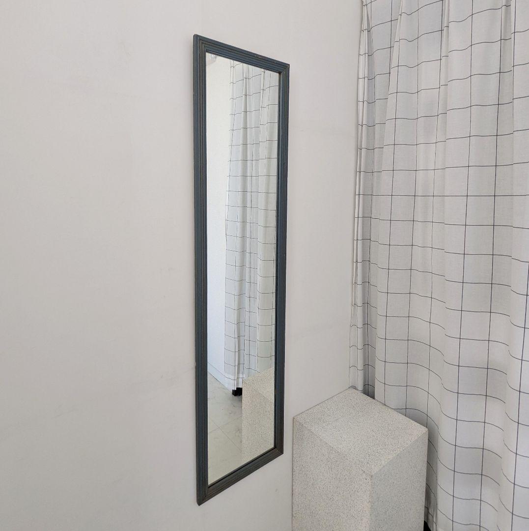 70-80s vintageのモダンなウォールミラー。