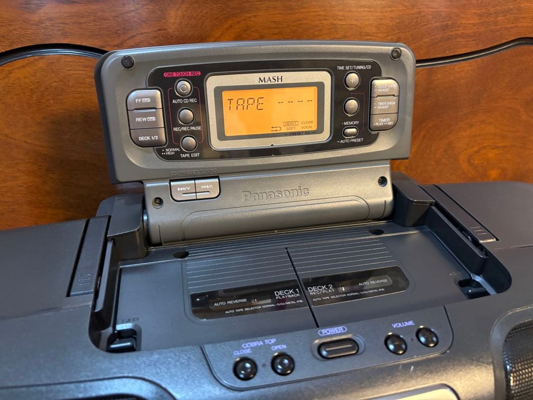 Panasonic RX-DT07 CDラジカセ：作動品