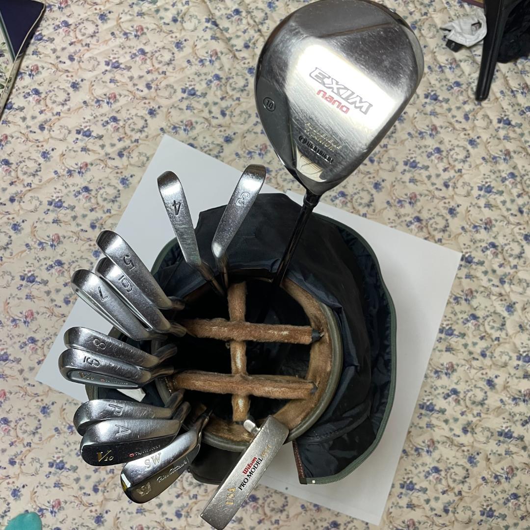 ゴルフクラブセット一式｜テーラーメイド／マルマン ／ウィルソン ＋おまけ付き