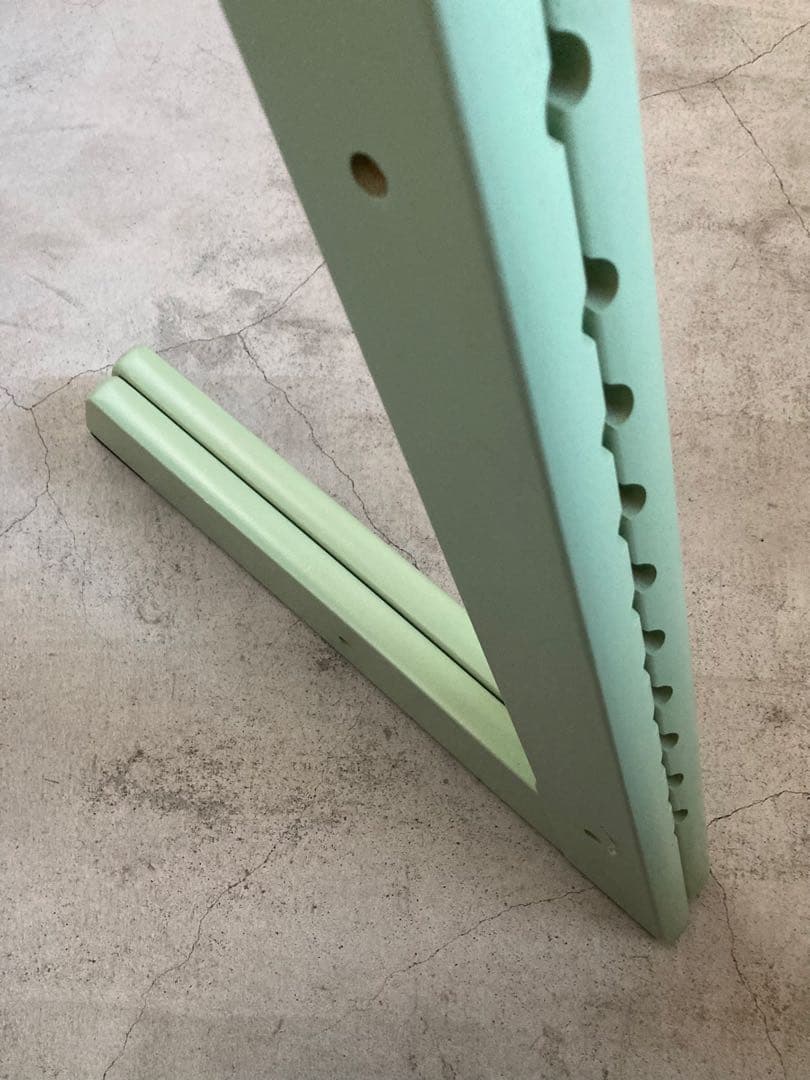 ストッケ　トリップトラップ　モスグリーン　ベビーセット付　Ｓ／Ｎ6