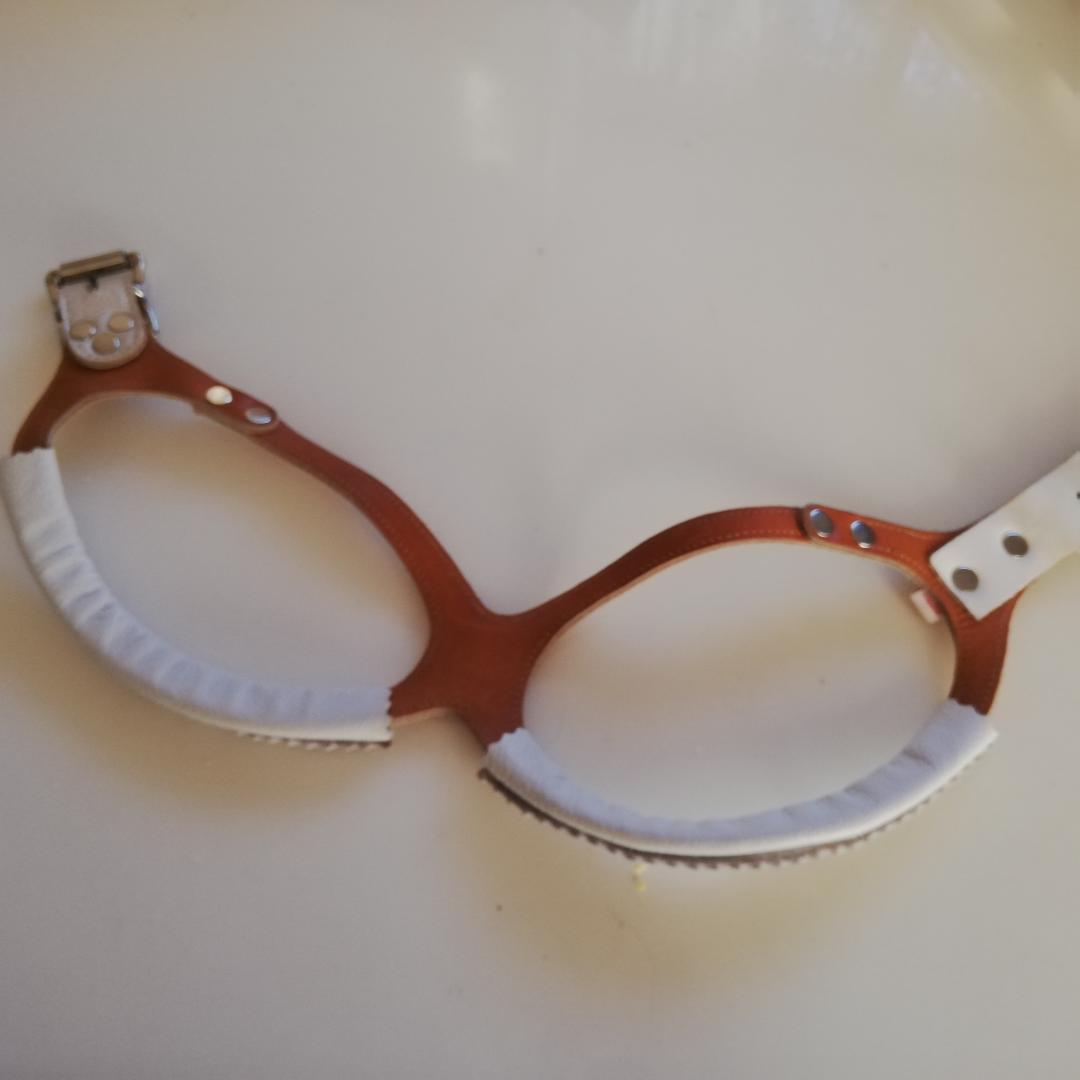 バディーベルト パールホワイト　保護ライナー付　6号