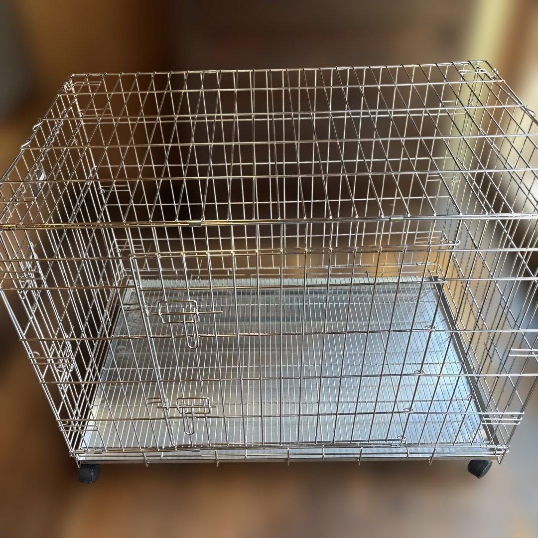 【SIMPLY+】 ステンレス製大型ペットケージ