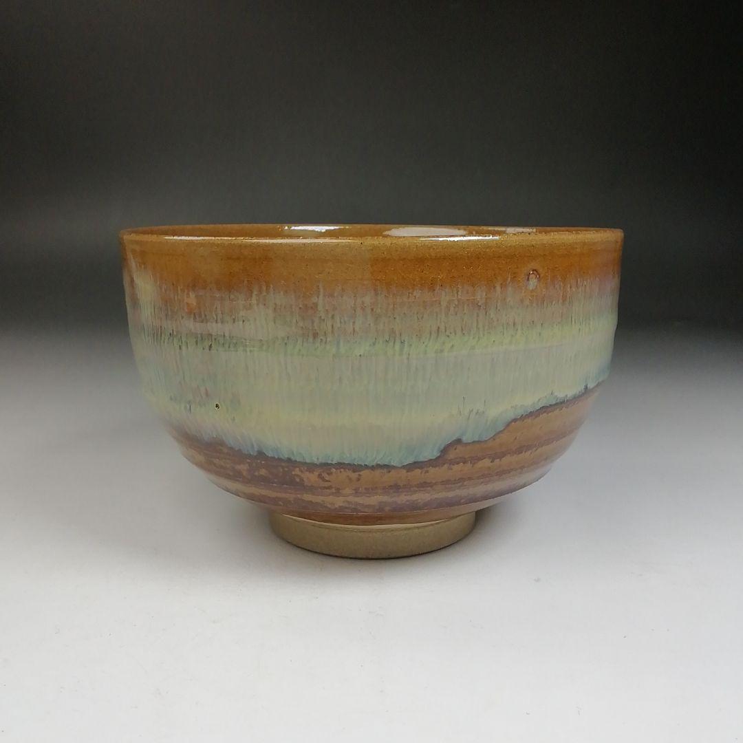 Ｗ５４　茶碗　『高取　茶碗』『亀井味楽 造』　共箱　抹茶碗　茶道具