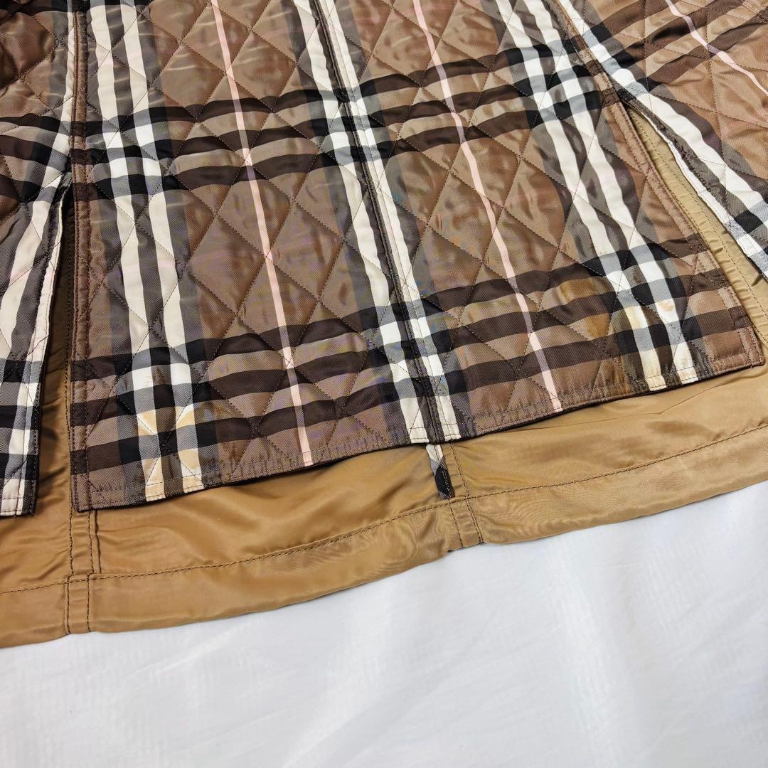 美品 BURBERRY BLUE LABEL モッズコート ノバチェック ロング