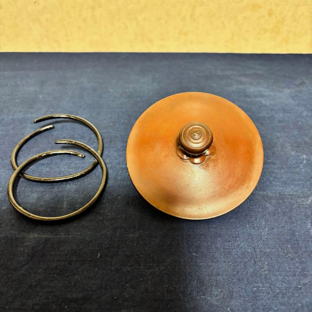 風炉/茶釜/電熱器/鬼面風炉釜/野々田製電熱器/敷板/茶道具/お点前道具