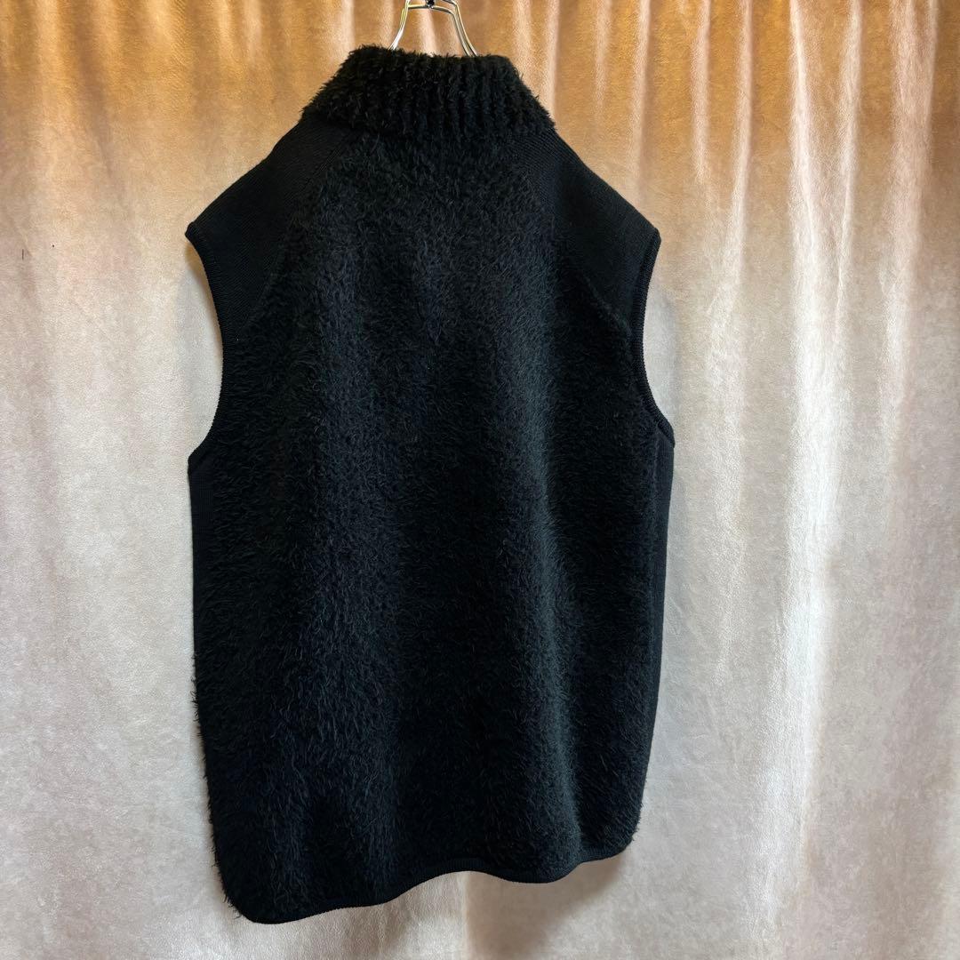 COMME des GARCONS HOMME ウールベスト ブラック