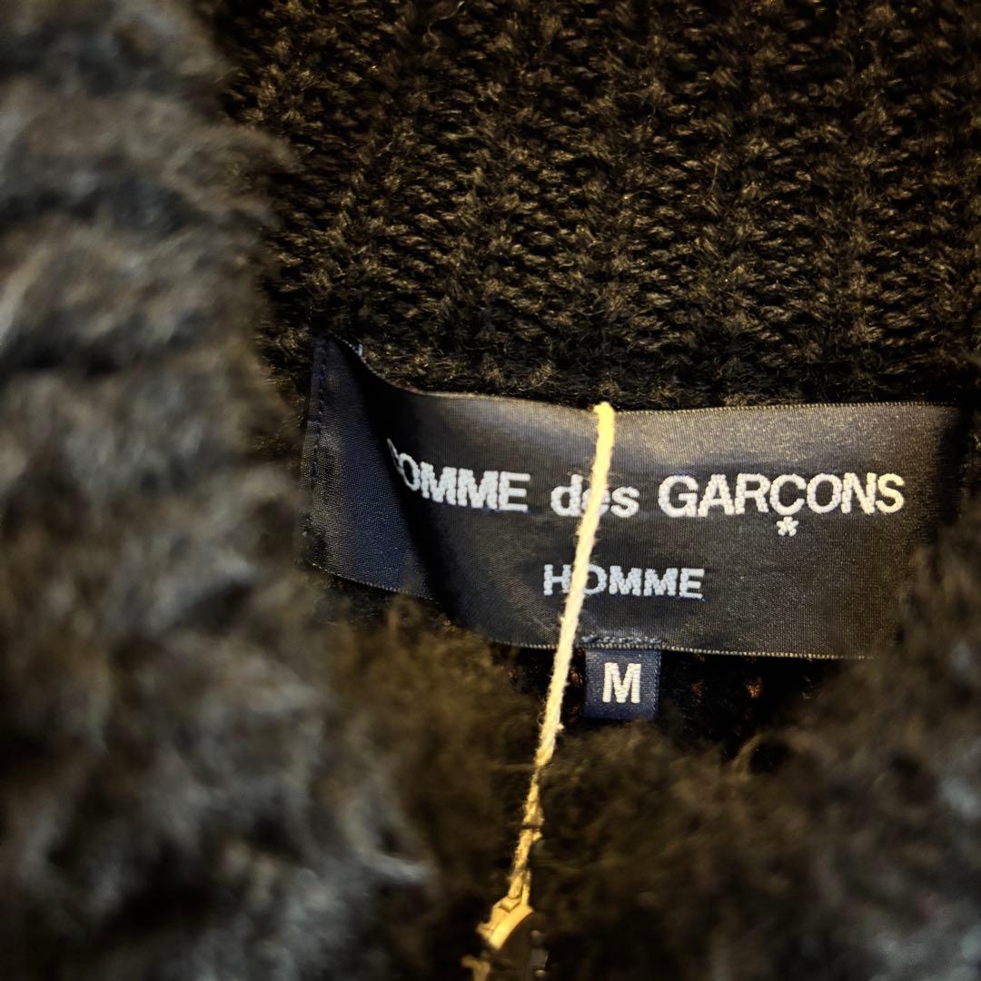COMME des GARCONS HOMME ウールベスト ブラック