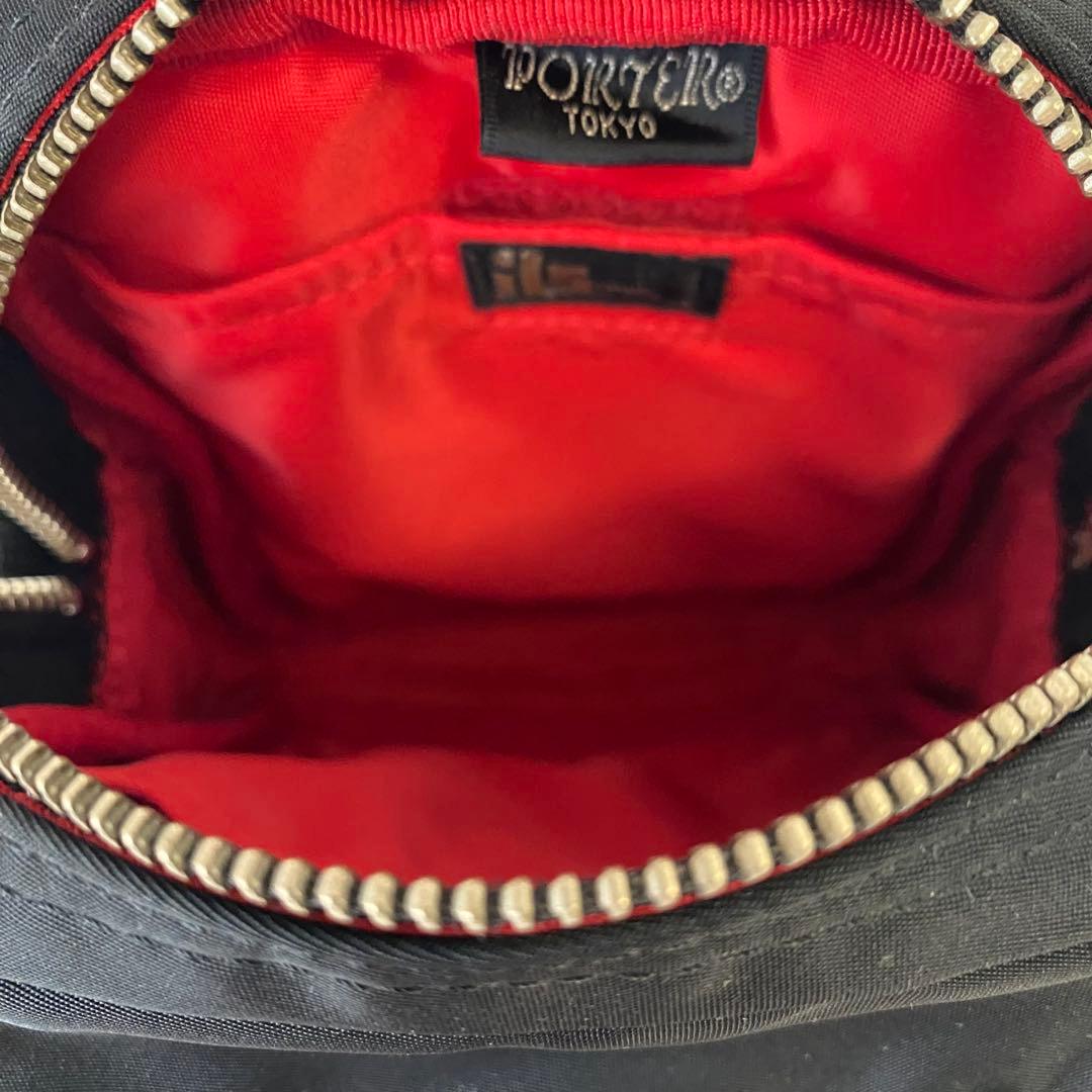 極美品　ポーター　エルファイン　ショルダーバッグ　ブラック　斜めがけ