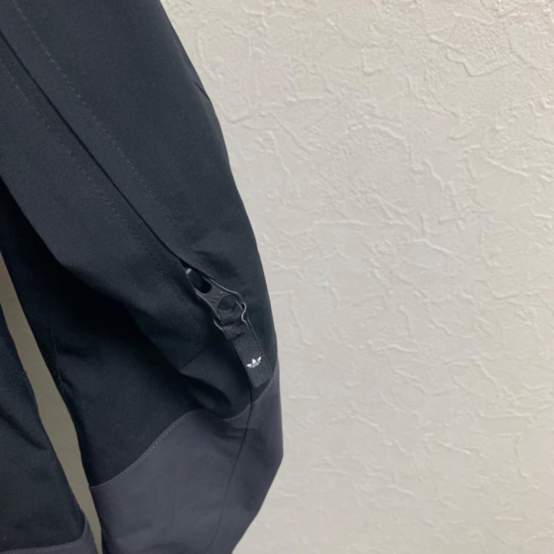 アディダス スキーウェア マウンテンパーカー M 黒 adidas 激レア