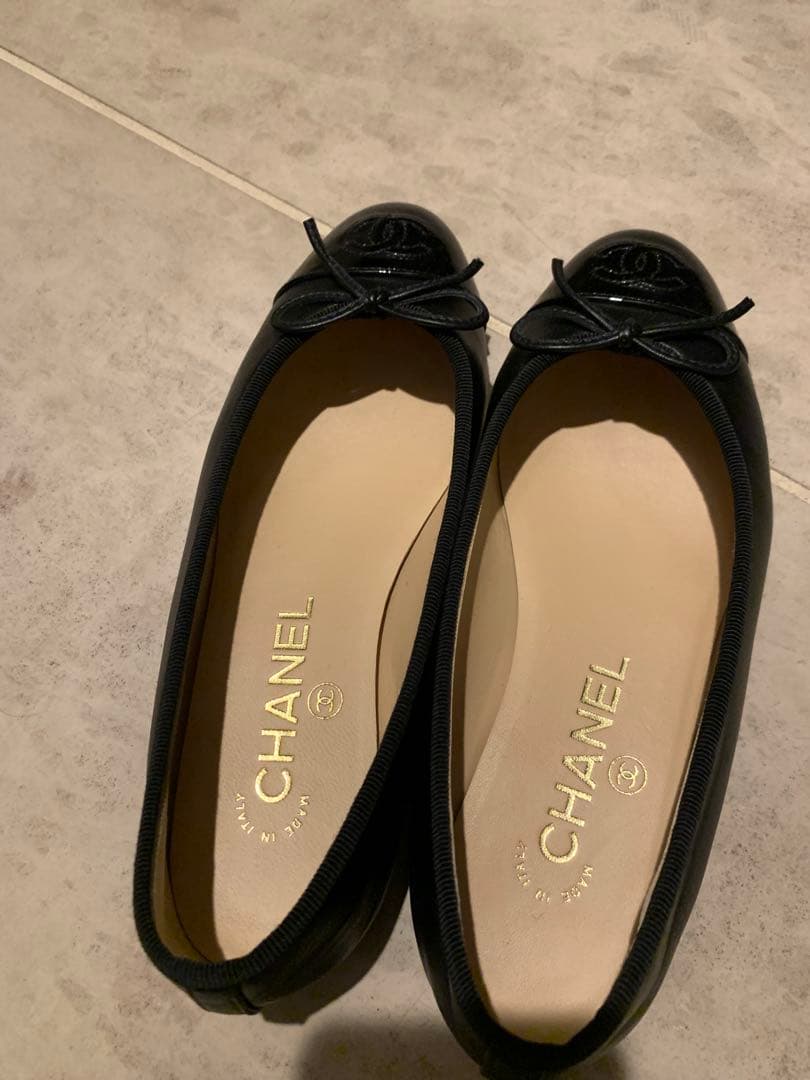 Chanel シャネル バレリーナ　フラットシューズ　35