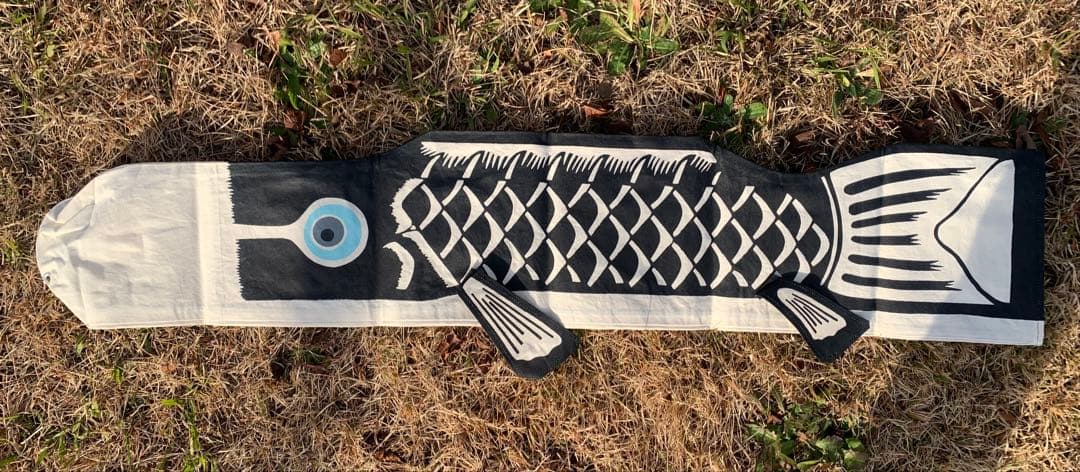 歌川広重「名所江戸百景　水道橋駿河台」手染め豆広重鯉1.1m子鯉青セット鯉のぼり