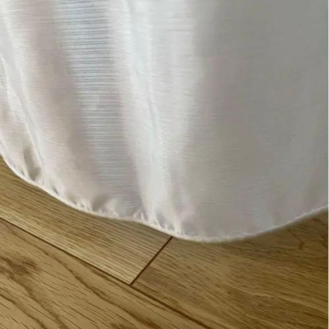 美品　レース　ロング丈　ウエイト付き　W183×H227 2枚　オーダーカーテン