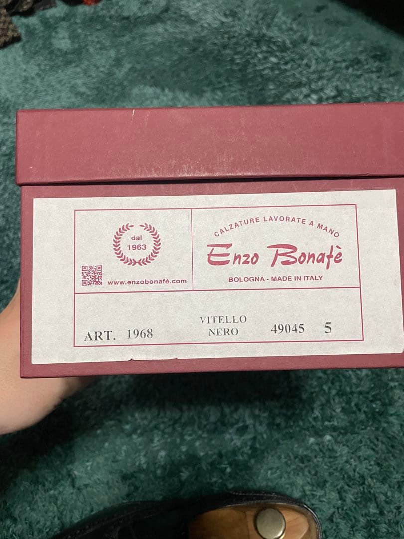 ENZO BONAFE エンツォボナフェ ドレスシューズ　カーフ UK5