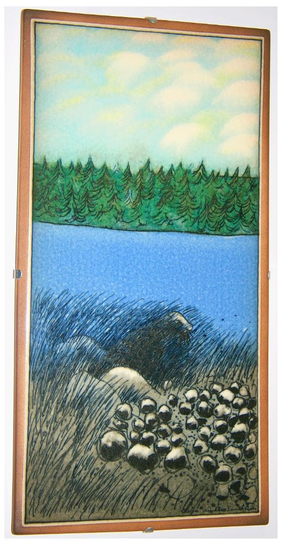 ヘルヤ・リウッコ 陶板 Summer in our Hearts ３枚組