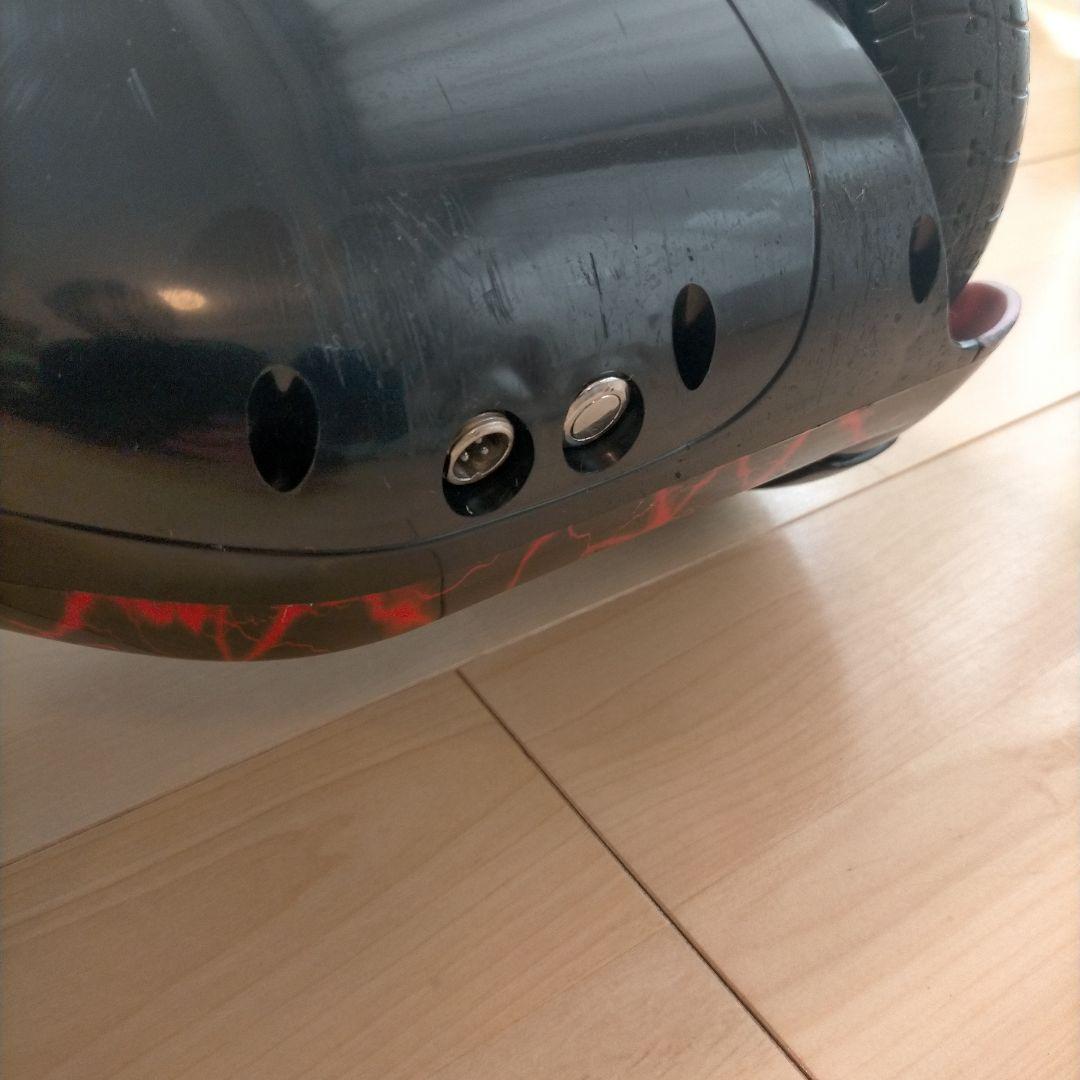 ★バランススクーター★ブラックレッド LEDライトBluetoothスピーカー