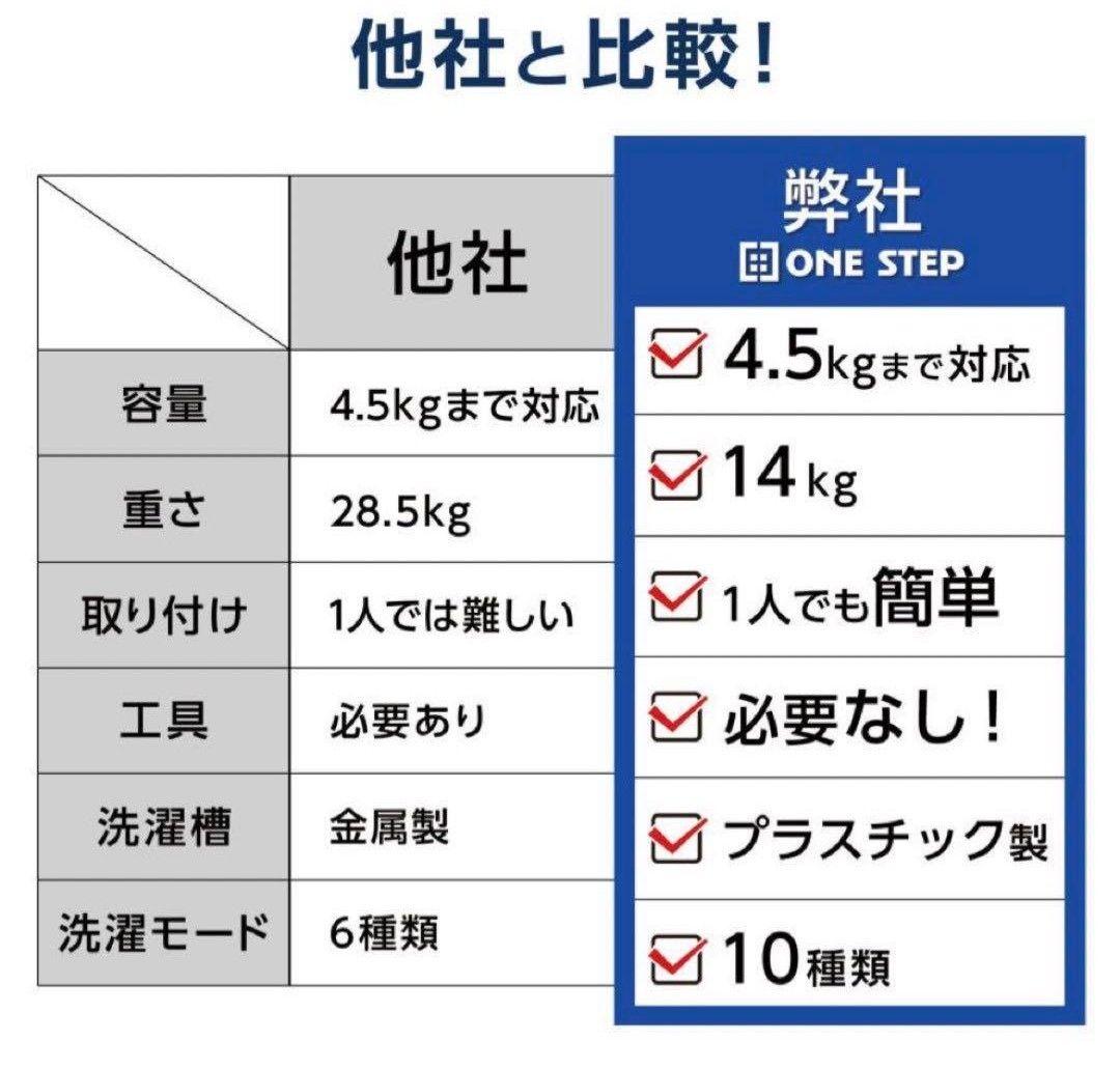 ✨希少品✨2024年製 ONE STEP ミニ洗濯機✨無料配達✨
