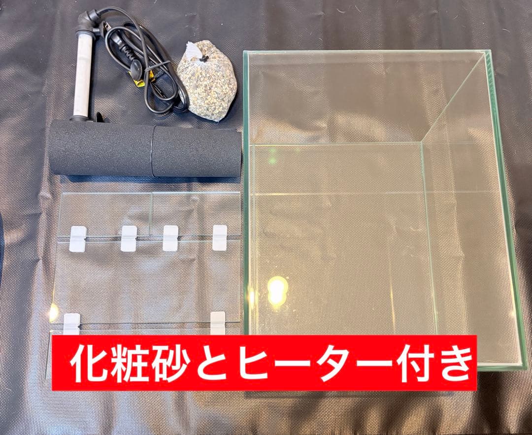 GlassteriorTS200ガラス水槽とエーハイム2211 外部フィルター