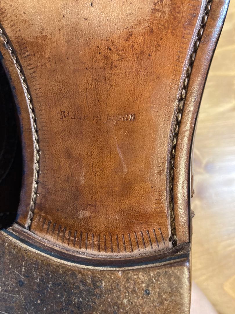 三陽山長 セミブローグ 寿三郎? サイズ7 セミオーダー品