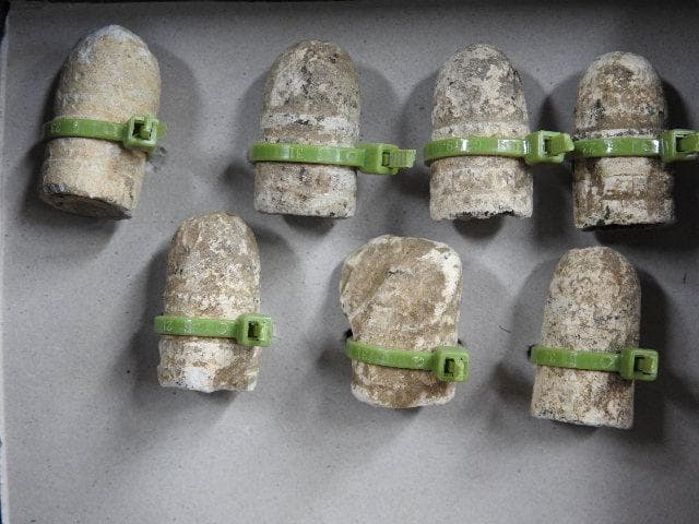 使用済砲弾 12個　M821