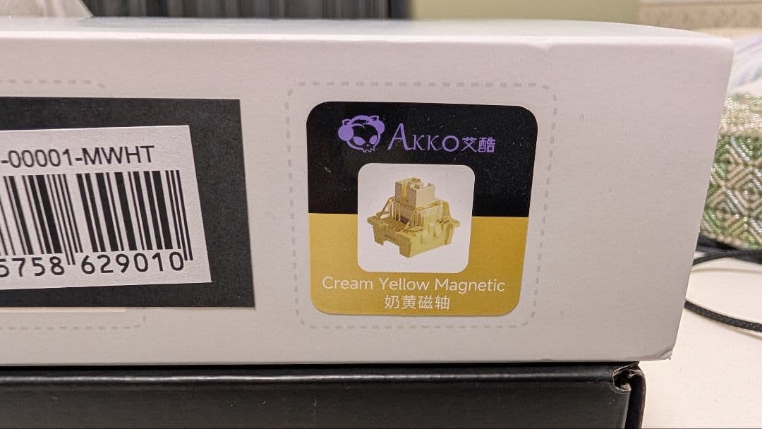 キーボード Akko 5075SHE JP Moonlight White Wired