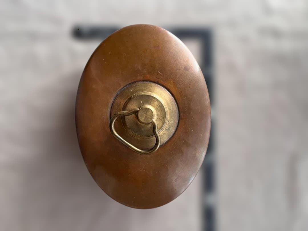 ドイツ WALL社 銅製湯たんぽ ムートンカバー付き