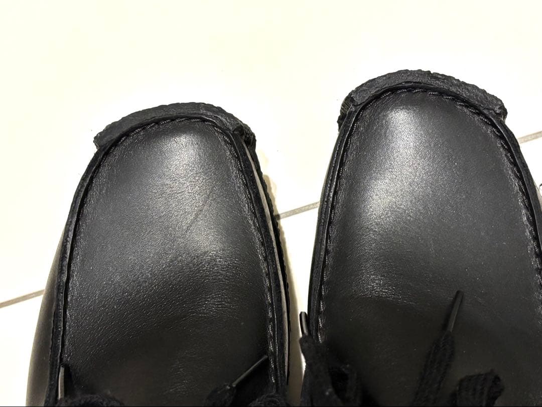 美品 Clarks クラークス 26cm Natalie ワラビー 黒