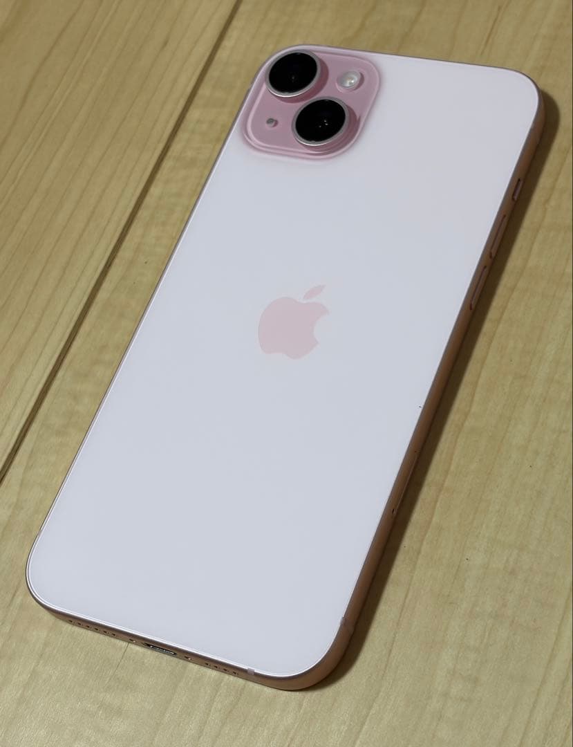【美品】iPhone15Plus ピンク 128GB